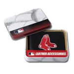 Rico Industries RBL3904 MLB Boston Red Sox Embroidered Genuine Cowhide Leather Billfold Wallet