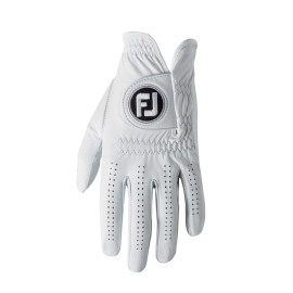 FootJoy Men's Pure Touch Limited Golf Gloves White Cadet Medium/Large, Worn on Left Hand