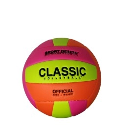 Beach Toys by green Room Sport Design classic Volleyball (deflated), Official Size and Weight, Assorted neon colors