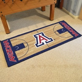 FANMATS 8174 Arizona Wildcats Basketball Court Runner Rug - 30in. x 72in. | Sports Fan Area Rug