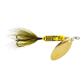Yakima Bait Wordens Original Rooster Tail Spinner Lure, Bumblebee, 38-Ounce