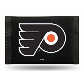 NHL Rico Industries Philadelphia Flyers Nylon Tri-Fold Wallet Nylon Tri-Fold Wallet