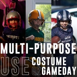 Franklin Sports New York Giants Kids Football Uniform Set - NFL Youth Football Costume for Boys & Girls - Set Includes Helmet, Jersey & Pants - Small