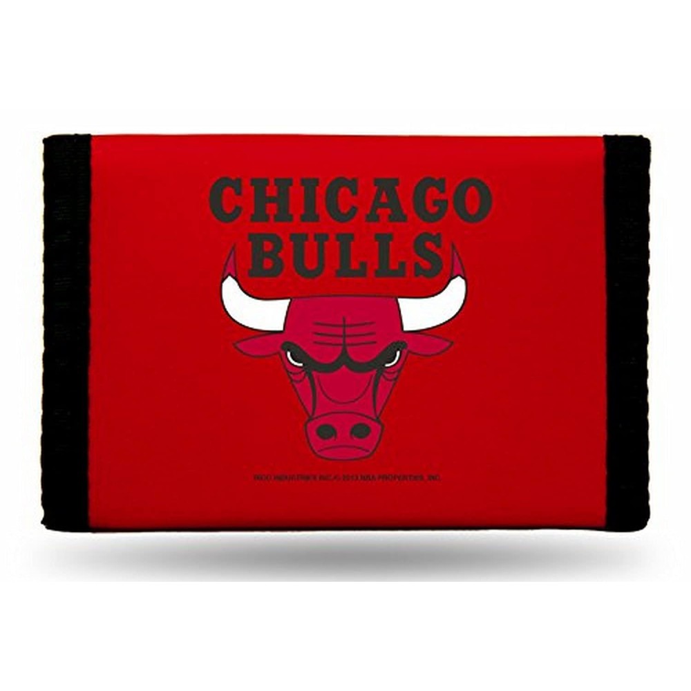 NBA Rico Industries Chicago Bulls Nylon Tri-Fold Wallet Nylon Tri-Fold Wallet