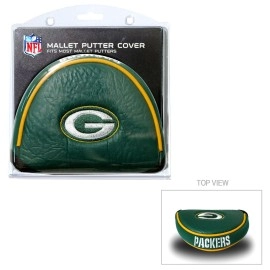 Team Golf NFL Green Bay Packers Golf Club Mallet Putter Headcover, Fits Most Mallet Putters, Scotty Cameron, Daddy Long Legs, Taylormade, Odyssey, Titleist, Ping, Callaway