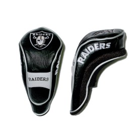 Team Golf NFL Oakland Raiders Hybrid Golf Club Headcover, Hook-and-Loop Closure, Velour lined for Extra Club Protection