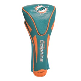 Team Golf NFL Miami Dolphins Golf Club Single Apex Driver Headcover, Fits All Oversized Clubs, Truly Sleek Design