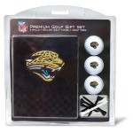 Team Golf Nfl Jacksonville Jaguars Gift Set Embroidered Golf Towel, 3 Golf Balls, And 14 Golf Tees 2-34 Regulation, Tri-Fold Towel 16 X 22 & 100% Cotton