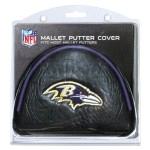 Team Golf NFL Baltimore Ravens Golf Club Mallet Putter Headcover, Fits Most Mallet Putters, Scotty Cameron, Daddy Long Legs, Taylormade, Odyssey, Titleist, Ping, Callaway