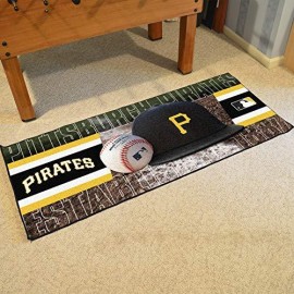 Fanmats 11088 Mlb Pittsburgh Pirates Nylon Baseball Runner