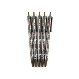 NFL Houston Texans Disposable Black Ink Click Pens, 5-Pack