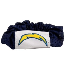 Littlearth Women's NFL San Diego Chargers Jersey Hair Scrunchie, One Size, Team Color, (300401-CHRG)