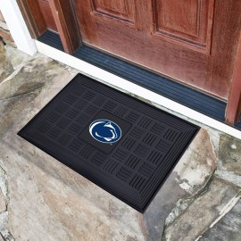 FANMATS 11380 Penn State Nittany Lions Heavy Duty Vinyl Medallion Outdoor Door Mat - 19.5in. x 31in.