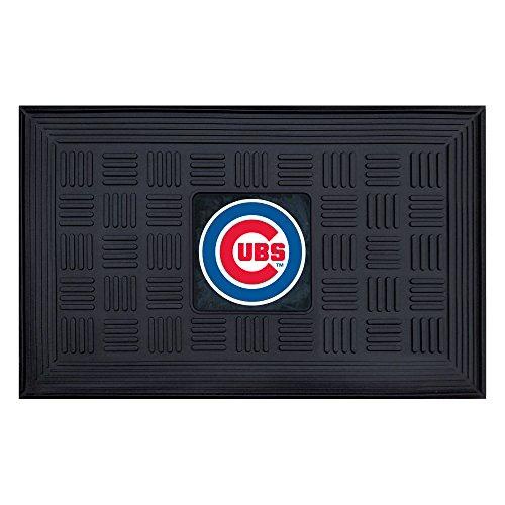 Mlb - Chicago Cubs Heavy Duty Door Mat - 19.5In. X 31In.