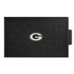 FANMATS 11444 Green Bay Packers Heavy Duty Vinyl Medallion Outdoor Door Mat - 19.5in. x 31in.