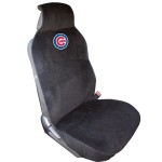 Fremont Die MLB Chicago Cubs Car Seat Cover, Standard, Black/Team Colors