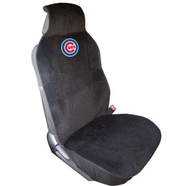 Fremont Die MLB Chicago Cubs Car Seat Cover, Standard, Black/Team Colors