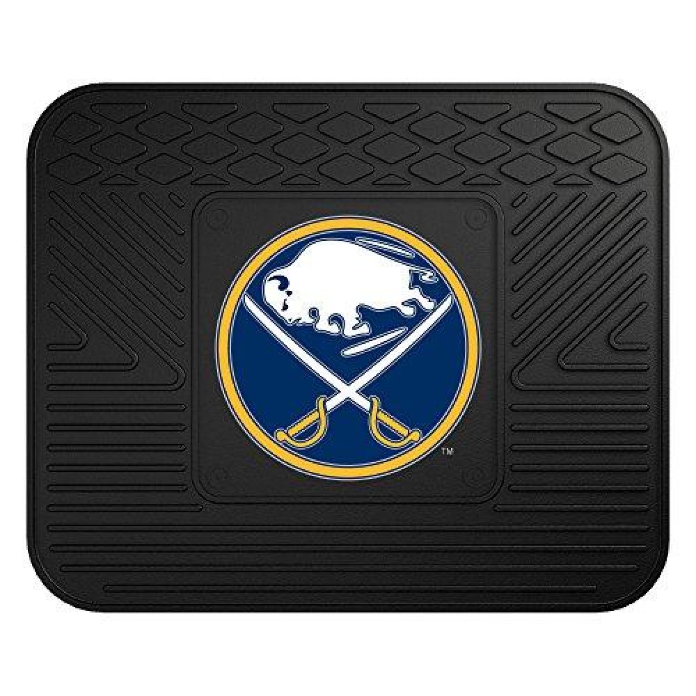 Fanmats 10761 Nhl Buffalo Sabres Rear Second Row Vinyl Heavy Duty Utility Mat