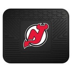 Fanmats 10774 Nhl New Jersey Devils Rear Second Row Vinyl Heavy Duty Utility Mat