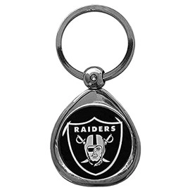 Nfl Siskiyou Sports Fan Shop Las Vegas Raiders Chrome Key Chain One Size Team Colors