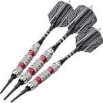 Viper Wind Runner Soft Tip Darts, Red Rings, 18 Grams