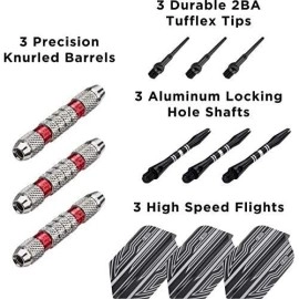 Viper Wind Runner Soft Tip Darts, Red Rings, 18 Grams