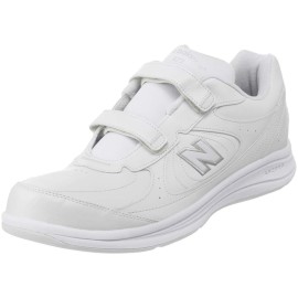 New Balance Mens 577 V1 Hook And Loop Walking Shoe, Whitewhite, 11 Wide Us