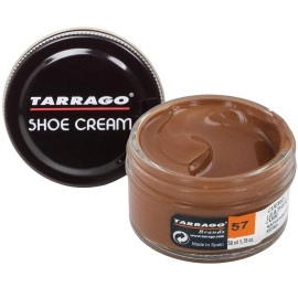 Tarrago Shoe Cream - Professional Shoe Polish With Carnauba Wax To Re-Color And Polish - Smooth Leather Shoes And Boots- Over 100 Colors - 50 Ml 17Fl Oz - Leather 57