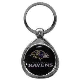 Nfl Siskiyou Sports Fan Shop Baltimore Ravens Chrome Key Chain One Size Team Colors