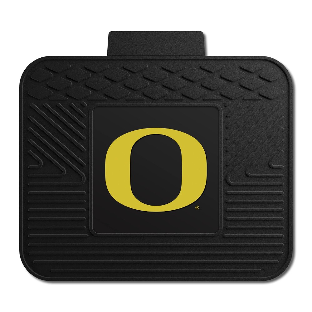 FANMATS 11263 Oregon Ducks Back Row Utility Car Mat - 1 Piece - 14in. x 17in., All Weather Protection, Universal Fit, Molded Team Logo