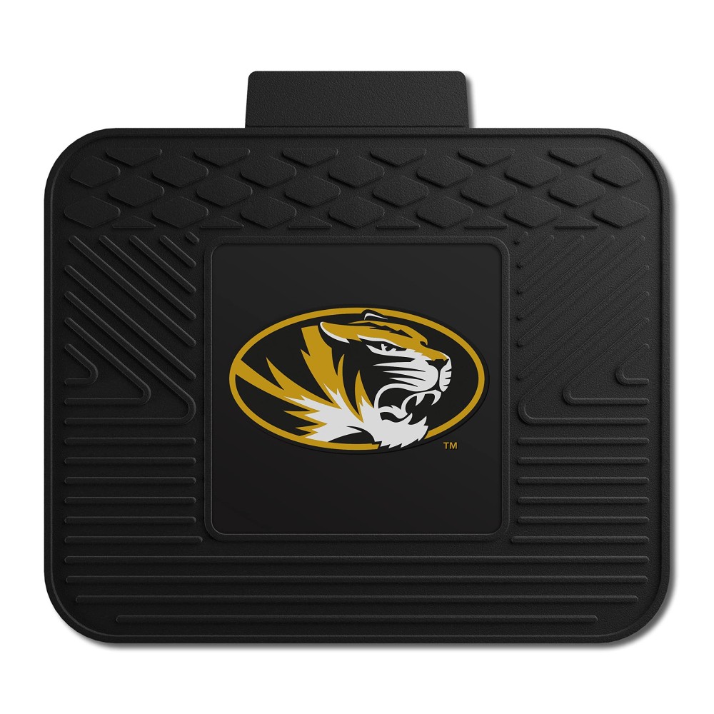 FANMATS 11369 Missouri Tigers Back Row Utility Car Mat - 1 Piece - 14in. x 17in., All Weather Protection, Universal Fit, Molded Team Logo