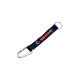 aminco NFL Chicago Bears Carabiner Lanyard Keychain, 5