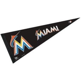 Mlb Miami Marlins Wcr45093622 Carded Classic Pennant 12 X 30