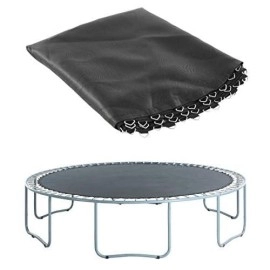 Upper Bounce Replacement Jumping Mat, Fits 14 Ft Round Trampoline Frame With 84 V-Hooks, Using 7 Springs