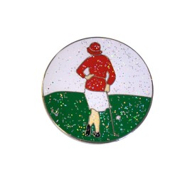 Navika Vintage Lady Glitzy Ball Marker with Magnetic Hat Clip
