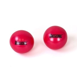 Aeromat Mini Weight Balls - Come In Pairs - 35 Diameter - 2 Lbs - Red - Intended For Strength Training Rehabilitation Exercises