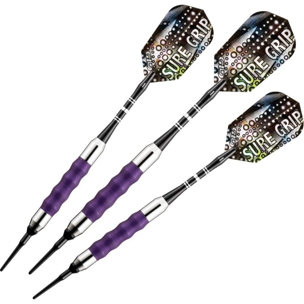 Viper Sure Grip Soft Tip Darts, Purple, 18 Grams