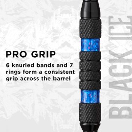 Viper Black Ice Soft Tip Darts with Blue Rings, 18 Grams