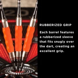 Viper Sure Grip Soft Tip Darts, Orange, 18 Grams