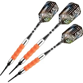 Viper Sure Grip Soft Tip Darts, Orange, 16 Grams