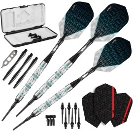 Viper by GLD Products unisex adult Turquoise Rings and Flights darts, Multi Colored, 18-Gram US