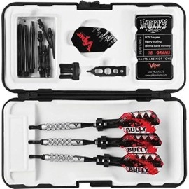 Viper Bully 80% Tungsten Soft Tip Darts With Storage/Travel Case, Coarse Knurling, 18 Grams