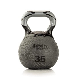 AGM Group AeroMat Elite Kettlebell Medicine Balls 35 LBS Grey