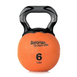 Agm Group Aeromat Elite Kettlebell Medicine Balls 12 Lbs Maroon