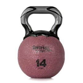 Agm Group Aeromat Elite Kettlebell Medicine Balls 12 Lbs Maroon