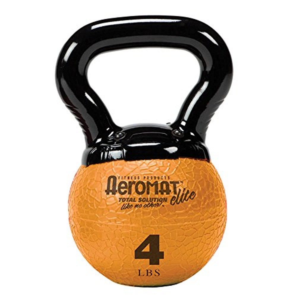 Aeromat Mini Kettlebell Medicine Ball, 3-Pound, Red (35850)