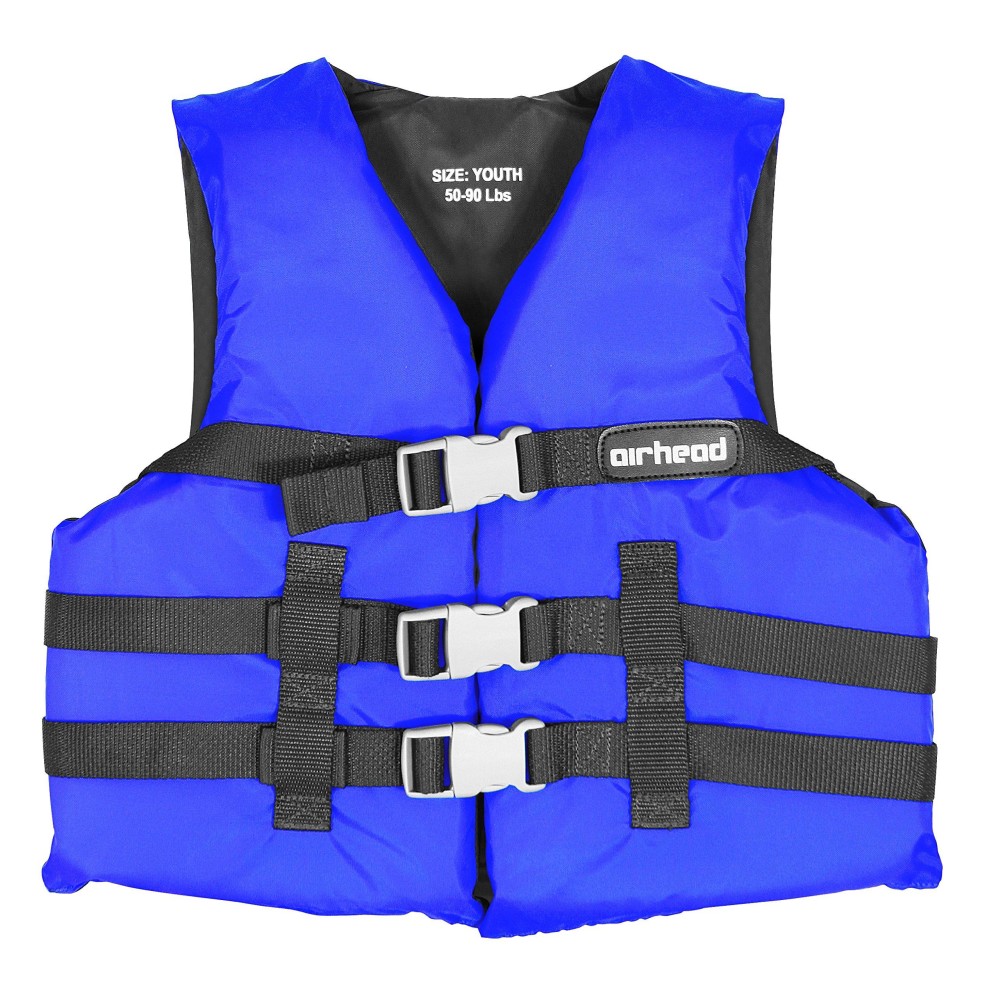 AIRHEAD General Purpose Youth Life Vest, Blue