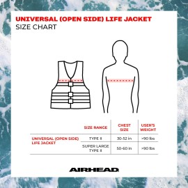 AIRHEAD General Purpose Youth Life Vest, Blue