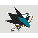 NHL San Jose Sharks Die-Cut Color Decal, 8