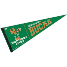 Nba 77246091 Milwaukee Bucks Premium Pennant 12 X 30